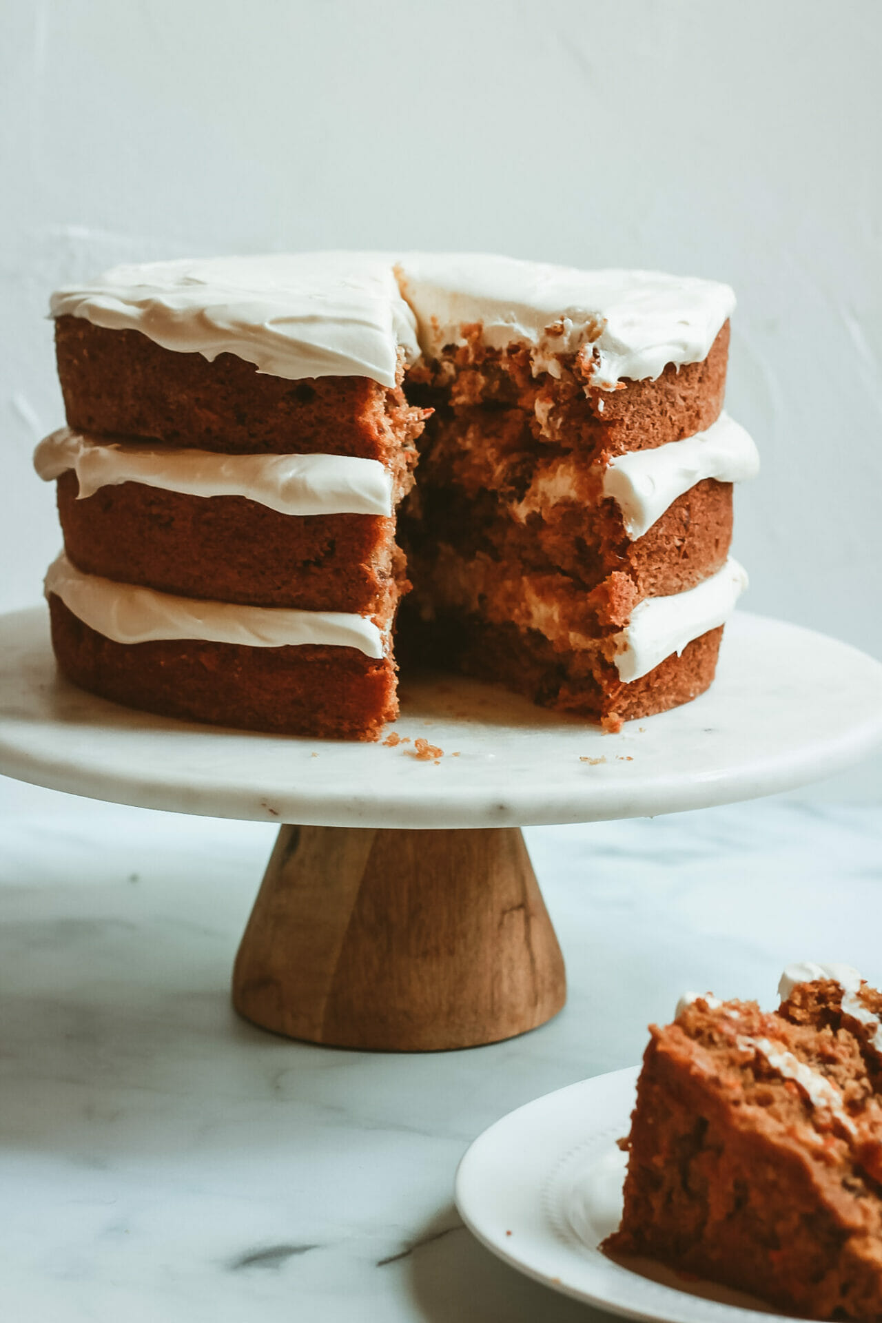 Olive oil recipes: carrot and parsnip cake